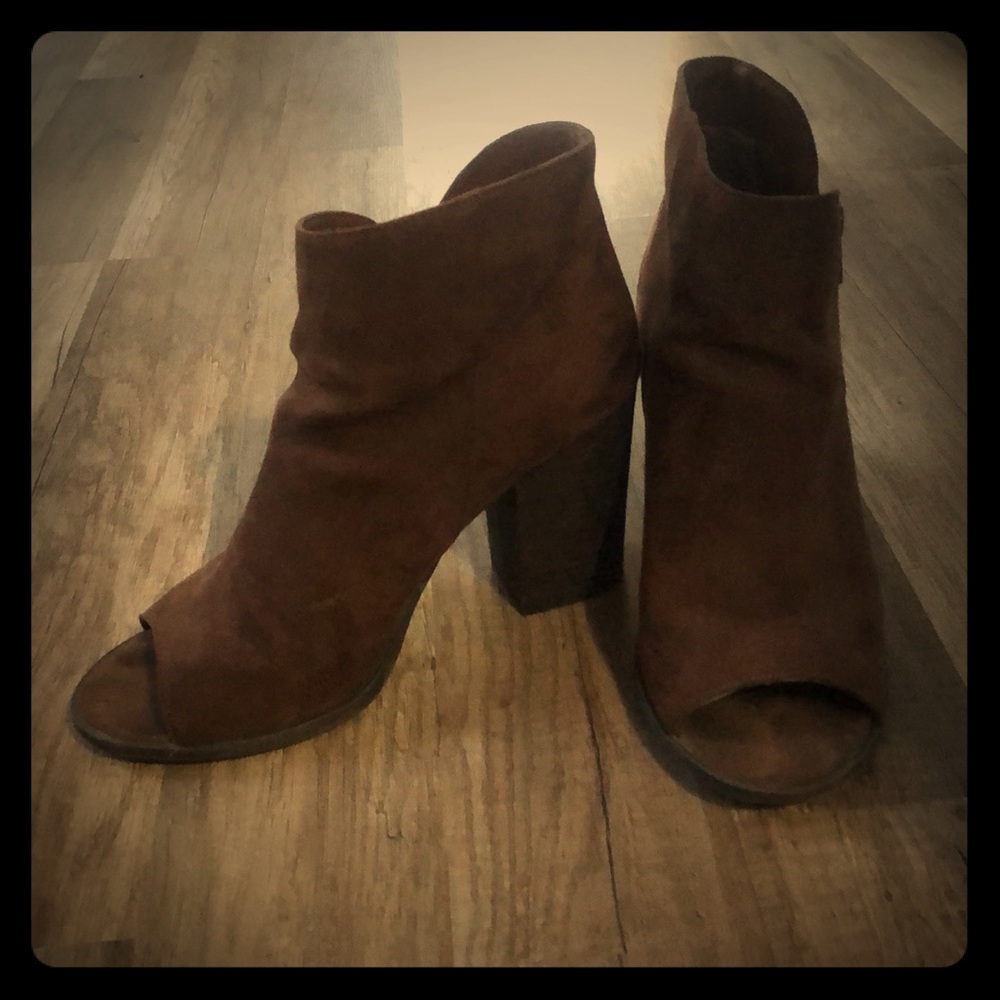 Open Toe Booties
